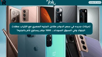 تحركات جديدة في سعر الدولار مقابل الجنيه المصري مع اقتراب عطلات البنوك وفي السوق السوداء… 1000 دولار يساوي كام بالجنيه؟